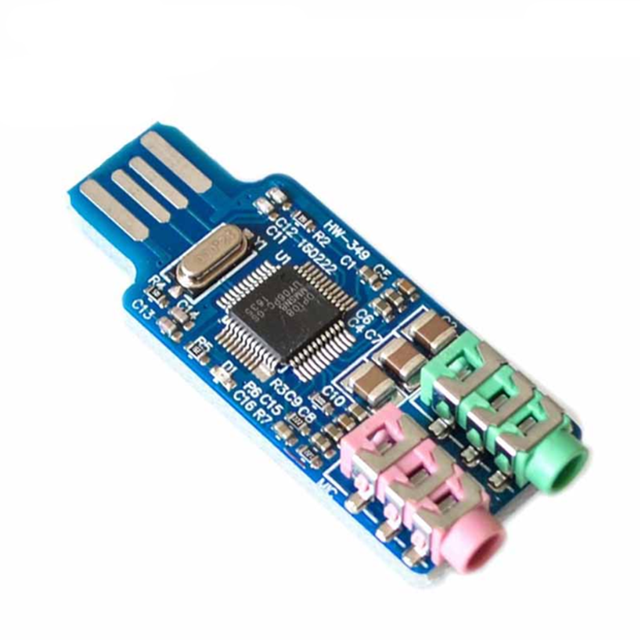 CM108 USB Drive Free USB Sound Card Laptop Computer External Sound Card Module