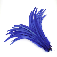 Plumes de queue de coq teintées et naturelles de qualité supérieure, 25-45 cm, pour centre de table DIY, décorations de mariage, fête, carnaval