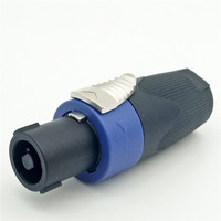 Adaptador XLR de 4 Pines NL4FX al por Mayor, Conector Macho y Hembra para Cable de Audio, Speakon Powercon para Conexión de Aplicaciones de Alimentación