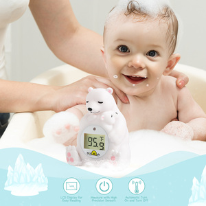 Thermomètre de <span class=keywords><strong>bain</strong></span> ours polaire blanc flottant mignon et écologique, le plus vendu en gros pour enfants - Product Image 4