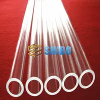 High Temperature Quartz Glass Tube for Furnace, crystal quartz tube with best quality