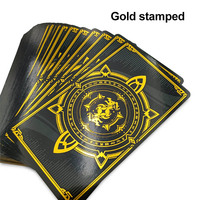 Kartu Tarot Foil Emas Kustom Tepi Berlapis Emas Hot Stamping Anime Oracle Deck 350gsm German Black Core Produsen Cina