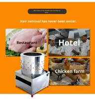 Machine à plumer la volaille en acier inoxydable, épileuse automatique de plumes de poulet pour abattoir et ferme