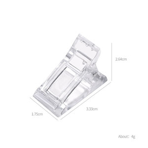 Pince à ongles en plastique pour modelage de gel de cristal, outil de pincement en C, fournitures professionnelles pour nail art - Product Image 6