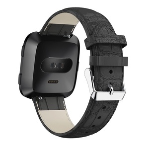 <span class=keywords><strong>Bracelet</strong></span> de remplacement intelligent pour <span class=keywords><strong>Fitbit</strong></span> <span class=keywords><strong>Versa</strong></span>/<span class=keywords><strong>Versa</strong></span> Lite/<span class=keywords><strong>Versa</strong></span> <span class=keywords><strong>2</strong></span> <span class=keywords><strong>Bracelet</strong></span> de montre en <span class=keywords><strong>cuir</strong></span> motif crocodile - Product Image 3
