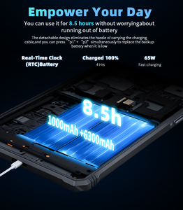 Intel Bộ Vi Xử Lý IP65 Chống Bụi Không Thấm Nước 4G Gồ Ghề Máy Tính Xách Tay Máy Tính Bảng 2 Trong 1 Windows 11 OS 8GB + 128GB 12 Inch Gồ Ghề Máy Tính Bảng - Product Image 5