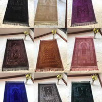 Tapis d'usine dinde vente chaude sejadah tapis personnalisé pour mosquée tapis de prière lavable tapis tapis de prière musulman