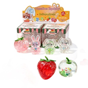 Offre Spéciale : Jouet Anti-Stress à Rebond Lent en Gelée Transparente Vaseline, Formes Lapin Fraise, Bâton de Beurre, Fromage, Pomme - Product Image 2