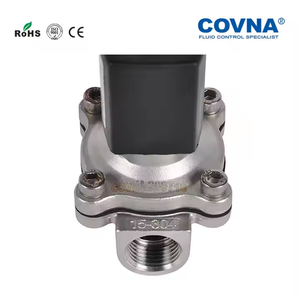 วาล์วน้ำโซลินอยด์ COVNA รุ่นสั่งซื้อด่วน DN15 ขนาด 1/2 นิ้ว แบบ 2 ทาง AC/DC สแตนเลส CF8M สำหรับน้ำ อากาศ ไอน้ำ และแก๊ส - Product Image 5