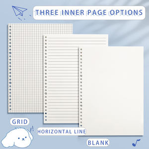 Carnet à spirales avec couverture en PP <span class=keywords><strong>de</strong></span> style américain - Tailles A5/B5/A4 Agenda rétro détachable pour l'école et le bureau Carnet personnalisé avec logo - Product Image 4