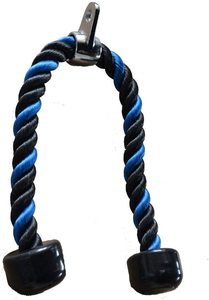 Fixation de câble Triceps, push-up, câble en Nylon noir et bleu, 30mm de longueur, 27 pouces - Product Image 2