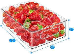 Juego <span class=keywords><strong>de</strong></span> contenedores <span class=keywords><strong>de</strong></span> <span class=keywords><strong>plástico</strong></span> para almacenamiento <span class=keywords><strong>de</strong></span> alimentos, organizador <span class=keywords><strong>de</strong></span> nevera, nevera, congelador y armario <span class=keywords><strong>de</strong></span> cocina, 6 unidades - Product Image 5