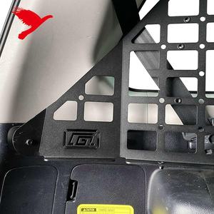 トヨタ4ランナー2010-2024用リアウィンドウ収納モールパネルシステム荷物キャリアカーゴラックアルミ - Product Image 5