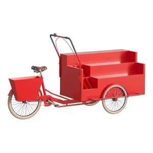 Chariot mobile à trois roues personnalisable LUX, idéal pour la restauration, la promotion de café et de fleurs, et la vente de produits de rue - Product Image 5