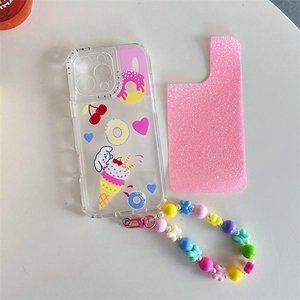 พรีเมี่ยม pinjun TPU + PC เคสกันกระแทกสายรัด<span class=keywords><strong>ข้อ</strong></span><span class=keywords><strong>มือ</strong></span>โทรศัพท์มุกแวววาวสำหรับ infinix Smart 9 8 PLUS 60i ร้อน60 50 40I โน้ต - Product Image 4