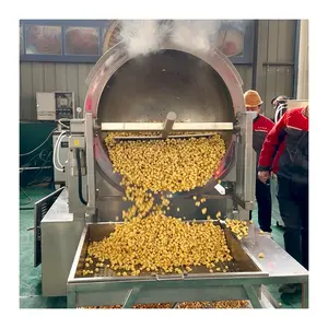 Gourmet Caramel Industriële Paddenstoel Popcorn Machine Popcorn Machine Verwerking Lijn Automatische Popcorn Machine Voor Het Bedrijfsleven