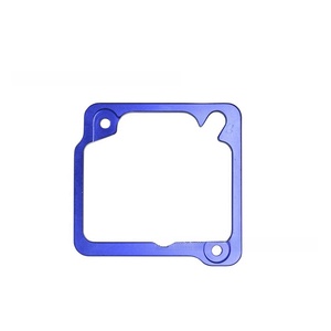 Carburateur PE avec couvercle de base transparent bleu en nylon, anneau en aluminium CNC et capuchon de cuve à essence modifié - Product Image 4