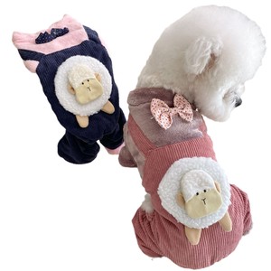 Cute Animal Pattern Pet Clothes Fleece Lined Winter Jacket For <b>Small</b> Dogs Cats <b>Teddy</b> French Bulldog Bichon Frise - Product Image 5