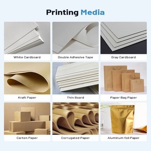 Phun duy nhất vượt qua máy in kỹ thuật số với Mực Trắng Kraft Túi giấy phẳng máy in UV tông cầm tay bao bì hộp máy in - Product Image 5