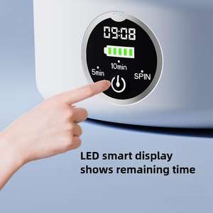 Mini Lavadora Compacta con Cesta de Drenaje Integrada, Base Antideslizante y Gran Salida de Drenaje para el Cuidado de <span class=keywords><strong>Ropa</strong></span> Delicada - Product Image 3