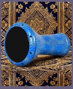 Tambour à main <span class=keywords><strong>arabe</strong></span> très vendu, 8,5 pouces, instrument de <span class=keywords><strong>percussion</strong></span> du Moyen-Orient - Product Image 2