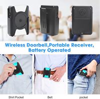Système d'appel Daytech, pagers sans fil, fonctionnement sur piles, vibration, clignotant, équipement de soins pour personnes âgées malentendantes