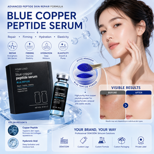 Blue Copper Peptide <b>Serum</b> 10ml <b>Face</b> Repair Firming Hydration <b>Serum</b> OEM customizable skincare - Product Image 1