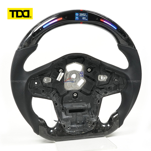 Volante Deportivo TDD de Fibra de Carbono con LED Real, Compatible con TOYOTA SUPRA - Product Image 2