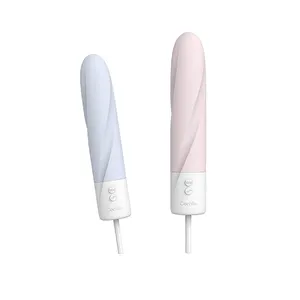 Mainan seks dewasa alat pijat getar es krim getar pemijat Vagina wanita Stimulator g-spot untuk pria dan wanita