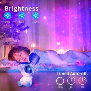 Tira de luz nocturna RGB con Control remoto posmoderno, hogar inteligente DIY, proyección de luna, estrellas, espacio para astronauta, Galaxia, regalo para dormitorio - Product Image 2
