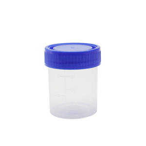 Plastic Urine Collection Cup 40/60ml Screw Cap Disposable Sampling Cup For Medical Use Polypropylene Material - Product Image 3