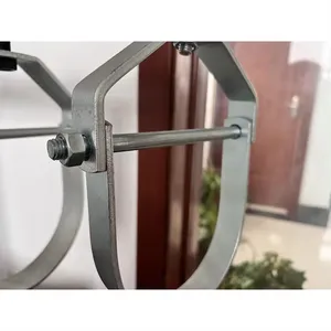 Cabides de metal galvanizado para vendas diretas da fábrica cabides de manilha personalizados