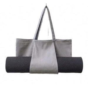 Sac de shopping écologique gratuit, sac de yoga tendance en tissu avec poches, sac de plage personnalisé avec logo, sac pour serviette de plage - Product Image 1