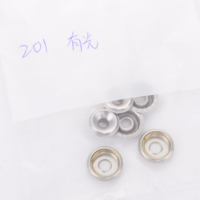 Boutons-pression en laiton sans nickel écologiques, sans plomb, pour vêtements de bébé et vêtements pour enfants