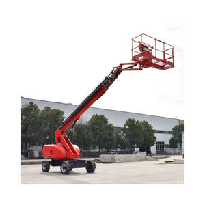 Ce Standaard 18M 20M Gelede Mini Trekbare Handgeschakelde Mobiele Aanhangwagen Boomlift - Product Image 6