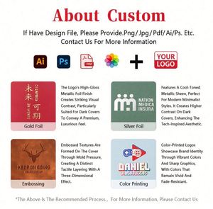 Libretas de Cuero Personalizadas con el Logotipo de la Empresa para Reuniones Ejecutivas, Planificador de Negocios, Impresión de Logotipo, Libretas A5 - Product Image 2