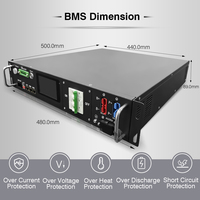 Boîtier BMS haute tension GCE pour batterie lithium-ion 45S 144V 50A pour système de stockage d'énergie solaire