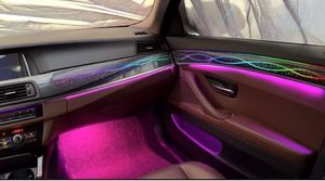 Style de <span class=keywords><strong>ruban</strong></span> adapté pour BMW série 5 F10 F11 F18 2010-2017 mise à niveau <span class=keywords><strong>voiture</strong></span> lumière ambiante symphonie <span class=keywords><strong>LED</strong></span> accessoires de garniture intérieure - Product Image 4