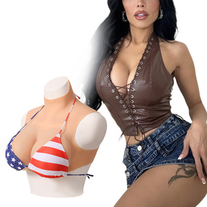Pechos falsos de Cosplay artificiales, pechos de silicona, pechos falsos realistas para hombres, Transexual - Product Image 1