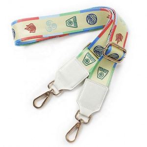 High Quality Leather Accessories for Shoulder <b>Replacement</b> Purse Embroidered Wide Belt Custom <b>Bag</b> <b>Strap</b> - Product Image 5