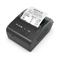 Printer Thermal Mini 58mm Hitam Murah untuk Ponsel dengan USB/ 203DPI Baterai 1500mAh Garansi 1 Tahun Ready Stock