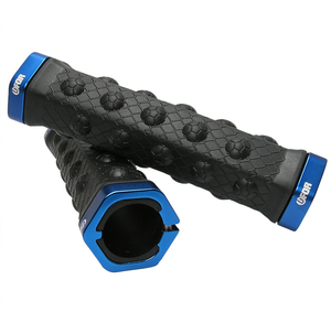 Puños Deportivos UFOR UG-603 Hexa-Ring BMX con Patrón de Fútbol, Textura de Red, Antideslizantes para Manillar, para Control en Acrobacias - Product Image 1