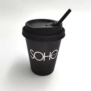 カスタム生分解性使い捨てプラホットコーヒー紙コップ