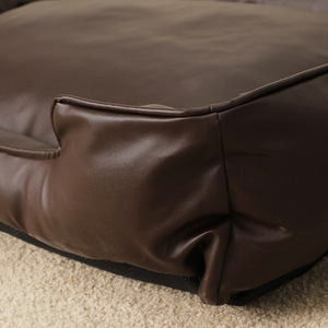 Sang Trọng Mật Độ Cao Chỉnh Hình Bộ Nhớ Bọt Da Giường Con Chó Tùy Chỉnh Giường Con Chó Có Thể Tháo Rời Có Thể Giặt Bìa - Product Image 5