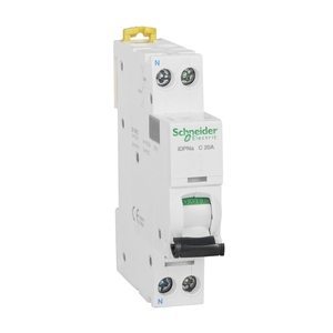 Interruptor Automático Miniatura Trifásico + Neutro IDPNA C 20A 4.5KA A9P08620 - Product Image 1