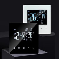 Termostato Eléctrico RKHK 16A para Calefacción por Suelo Radiante con Sonda de Temperatura NTC de 3M, Piezas para Sistema de Calefacción por Suelo Radiante