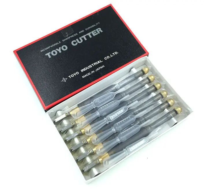 Free sample oil filled diamond carbide plastic handle toyo tc90 glass cutter pen