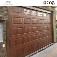 Porte de garage en aluminium insonorisée et isolée MULTISHADES avec âme en mousse haute densité pour un confort silencieux
