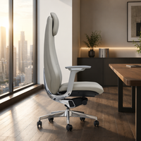 Chaise de direction en cuir, chaise de bureau, chaise de direction pivotante, roulettes silencieuses, à utiliser pour la salle du patron de l'entreprise