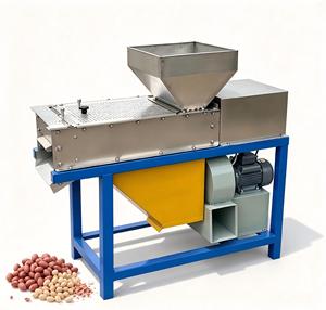 Dry Type Automatic Peanut Skin Peeler Machine High Peeling Rate Roasted Peanut Peeling Equipment - Product Image 1